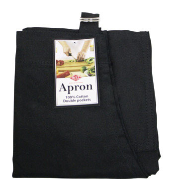 APRON COOKS 34X34"BLACK