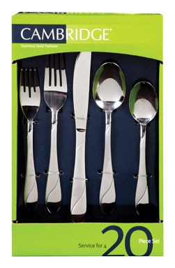 Flatware Set Swirl 20pc