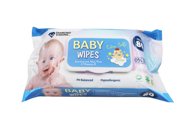 BABY WIPES 80CT FLIP TOP