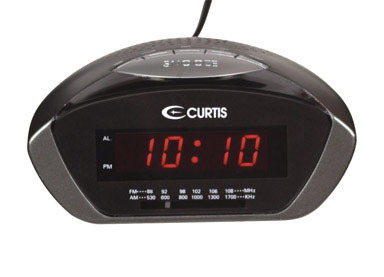 CLOCK RADIO AM/FM CURTIS