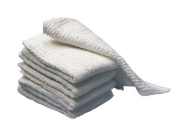 BAR MOP CLOTH WHT 5-PK