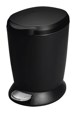 Step-on Waste Can 6l Blk