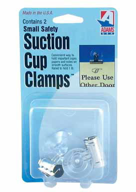 SUCTION CUP+CLAMP SM 2PK