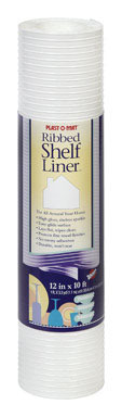 LINER SHELF WHT 12"X10'