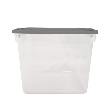 Tote Latching 31qt Clear