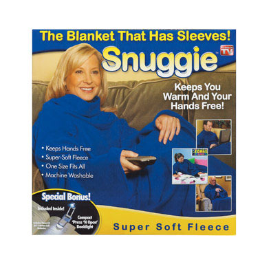 SNUGGIE BLANKET BLUE