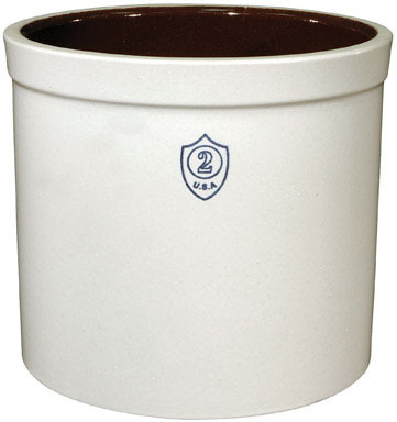 STONEWARE CROCK 2 GALLON