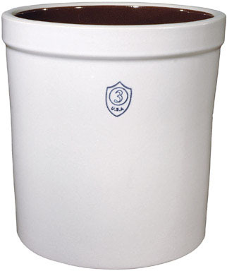 STONEWARE CROCK 3 GALLON