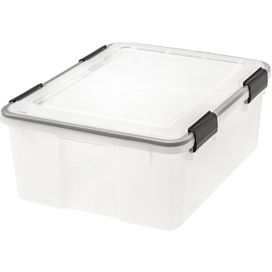 Storage Box Clear 30qt