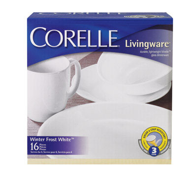 Corelle White 16 Pc Set