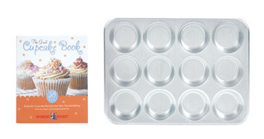 MUFFIN PAN W/CUPCAKEBOOK