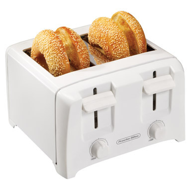 TOASTER 4SLT WHT PL