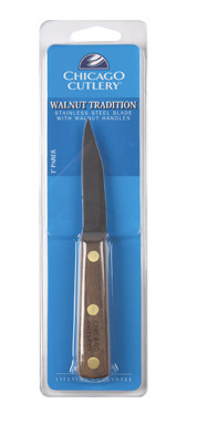 KNIFE PARING SS BROWN 3"