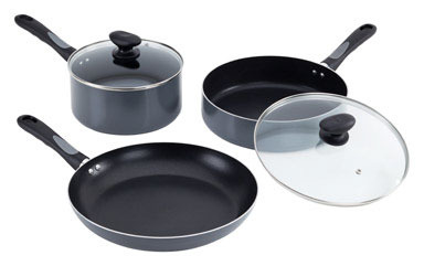 GRIP RIGHT COOKWARE 5 PC