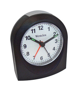 Clock Alarm Blk 3"