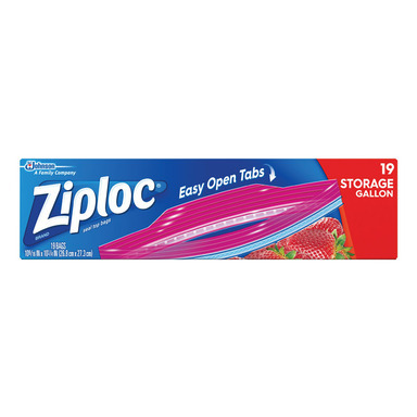 Bag Ziploc Ezopn Gal19ct