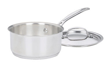 SAUCEPAN W/LID SS1-1/2QT