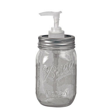 MASON JAR SOAP PUMP 16OZ