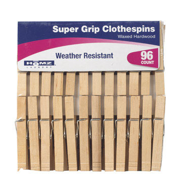 WOOD CLOTHESPIN 96CT