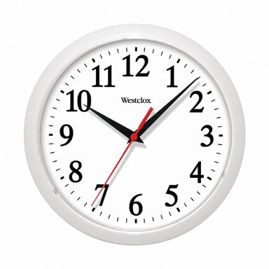 Ventura Wht Wall Clock