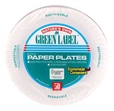 PAPER PLATES  9" 50CT