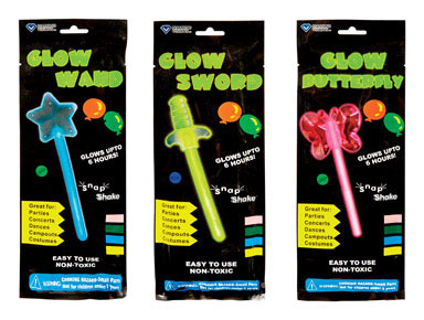 GLOW STICK WANDS 10"