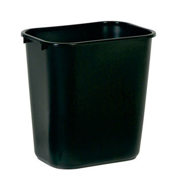 WASTEBASKET 7G BLK