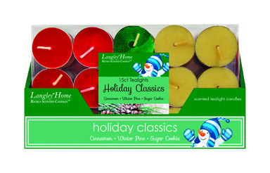 HOLIDAY TEALIGHT CANDLES