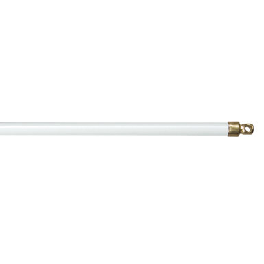 Sash Rod Wht Swvl11-19"