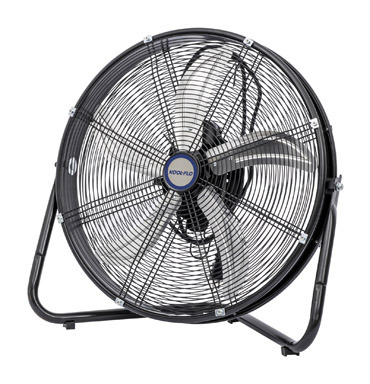 VELOCITY DRUM FAN 20"BLK