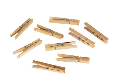 SPRING CLOTHESPINS WOOD