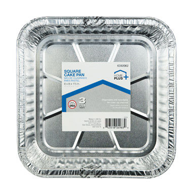 Cake Pan 8x8" 3pk