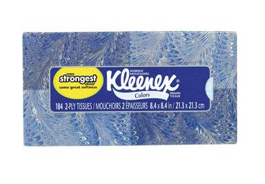 KLEENEX TISSUE COLORED