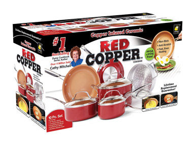 RED COPPER 10 PC. SET