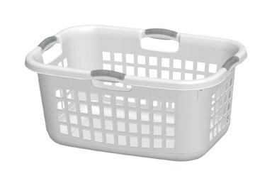 Laundry Basket Wht