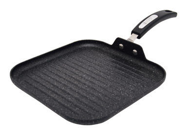 Grill Pan 10"sqr B/w