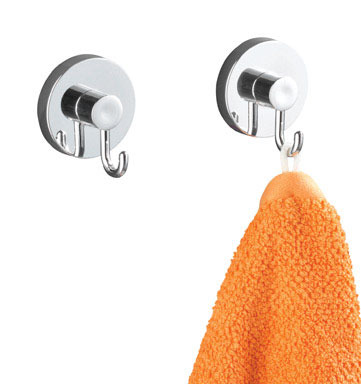 Bath Loc Hook 2pk Chrm