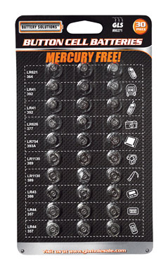 Battry Btn Merc Free30pk