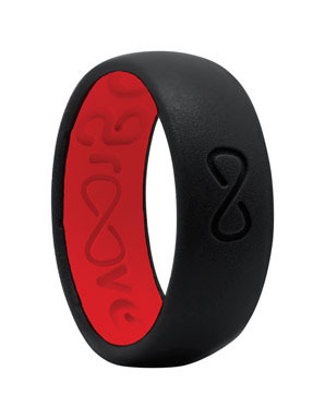 RING GRV ORIG BLK/RED 9