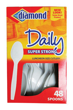 Plastic Spoons Pk/48