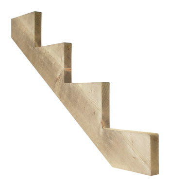 Stair Risr 4step Pt Wood