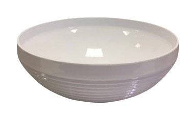 BOWL GRY/WHT 11.75DIA