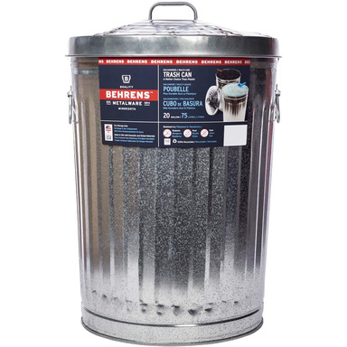 Trash Can Galv 20gal