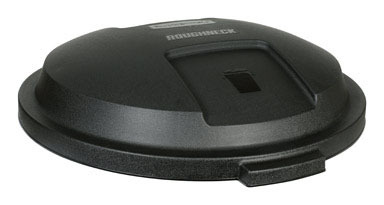 GARBAGE CAN LID BLK 22"D