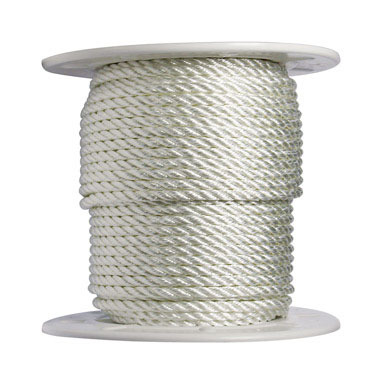 ROPE TW NYL WHT 3/8X400'