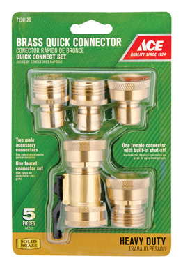 5pc Brass Coupling Set