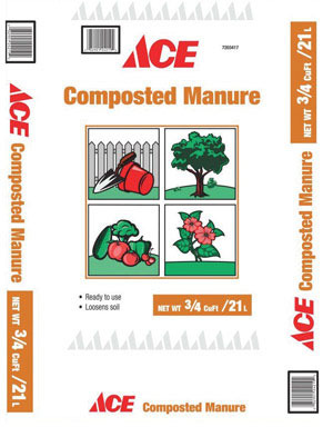 COMPOSTED MANURE .75CF