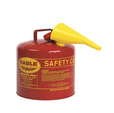 SAFETY CAN GAS METAL 5 GAL