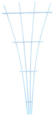 FAN TRELLIS WHITE 6'