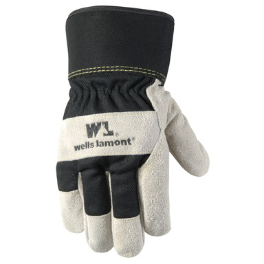 Glove Lthr Cowsplit Lg